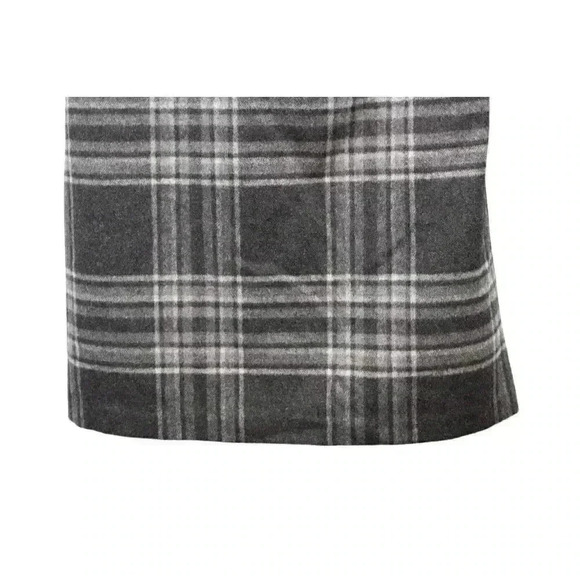 Lands End Dress Size 6 Petite Gray Wool Plaid Career Workwear Business Casual - Picture 7 of 12